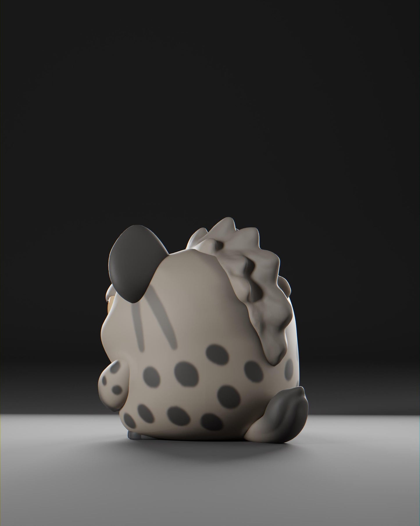 Hyenii - UNPAINTED - Grumpii Art Toy
