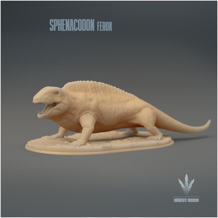 Sphenacodon ferox : The Wedge Point Tooth - UNPAINTED 3D Figurine - Miniature Museum