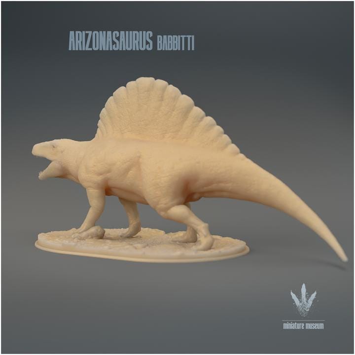 Arizonasaurus babbitti : Roar - UNPAINTED 3D Figurine - Miniature Museum