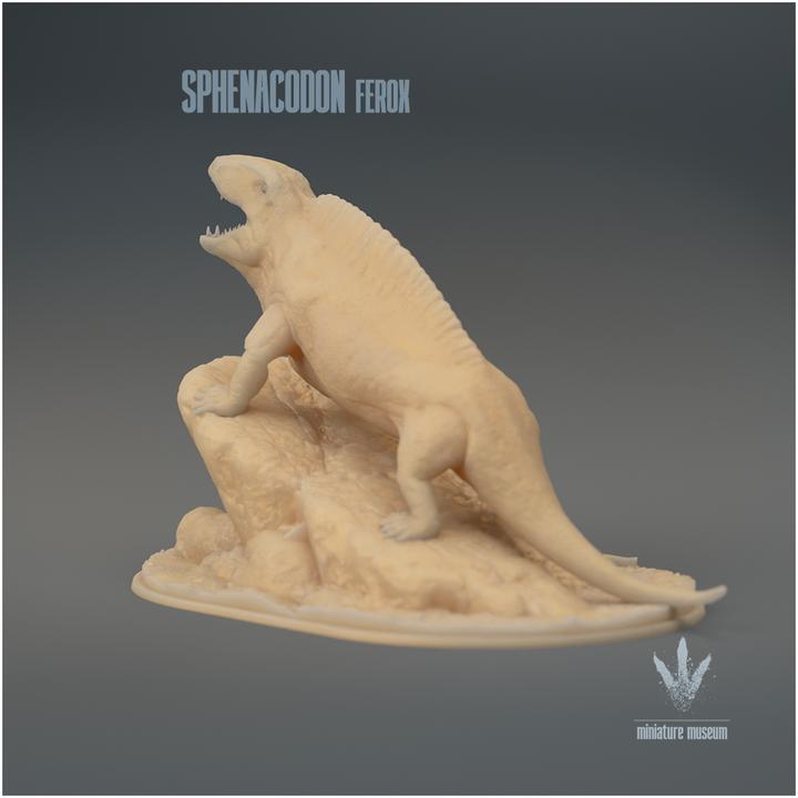 Sphenacodon ferox : Roar - UNPAINTED 3D Figurine - Miniature Museum