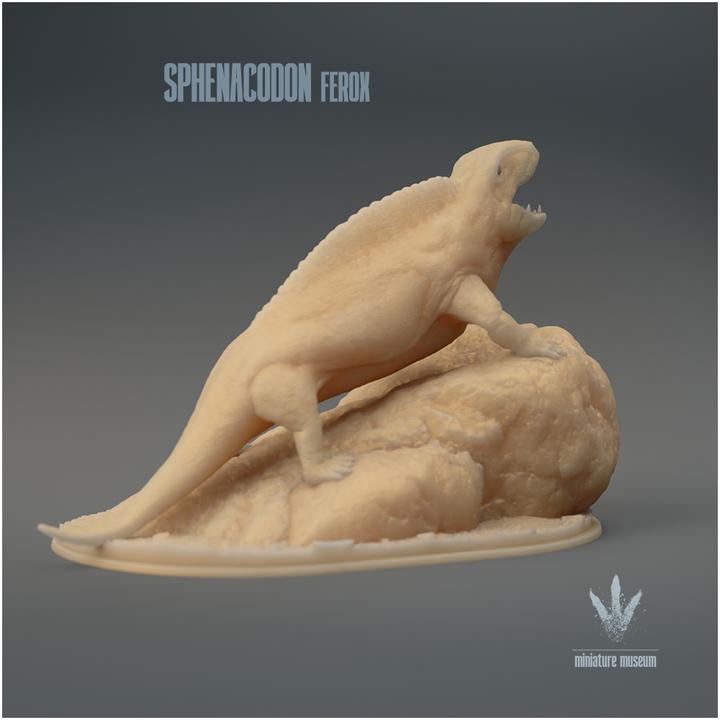 Sphenacodon ferox : Roar - UNPAINTED 3D Figurine - Miniature Museum