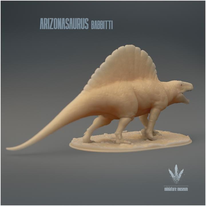 Arizonasaurus babbitti : Roar - UNPAINTED 3D Figurine - Miniature Museum