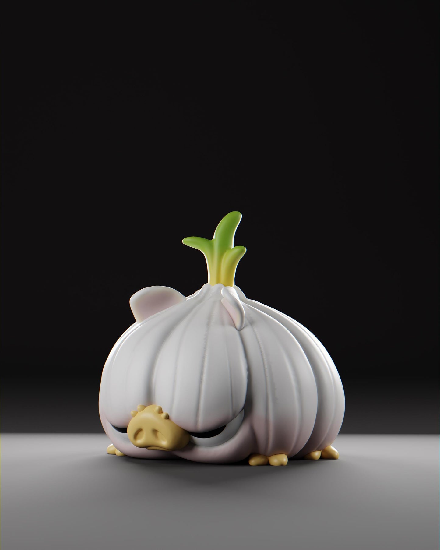 Garpig - UNPAINTED - Grumpii Art Toy