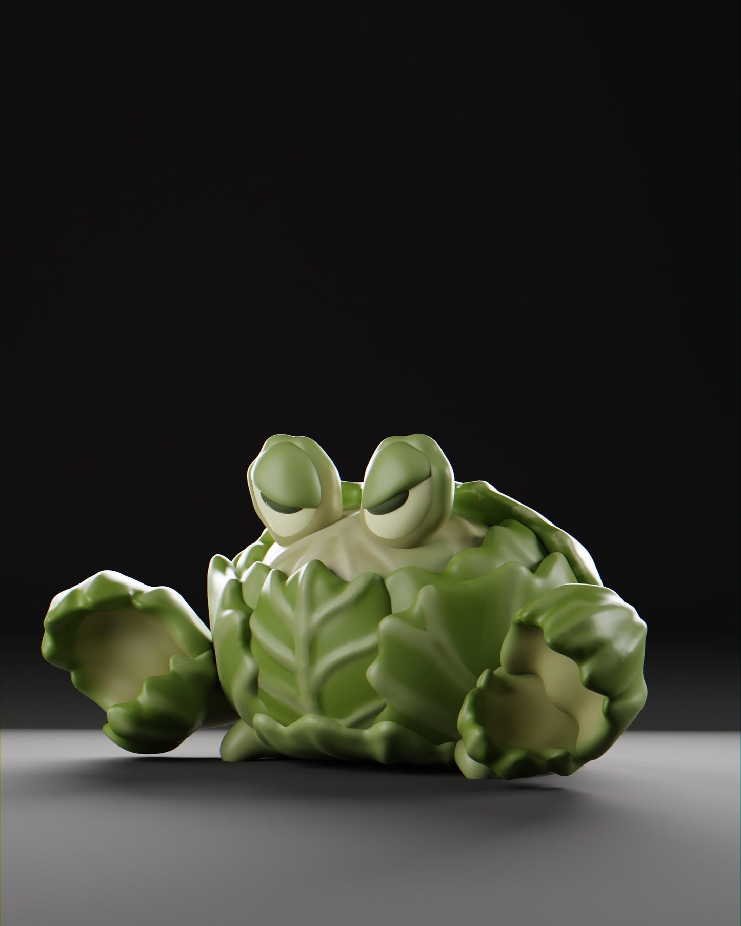 Crabbage - UNPAINTED - Grumpii Art Toy