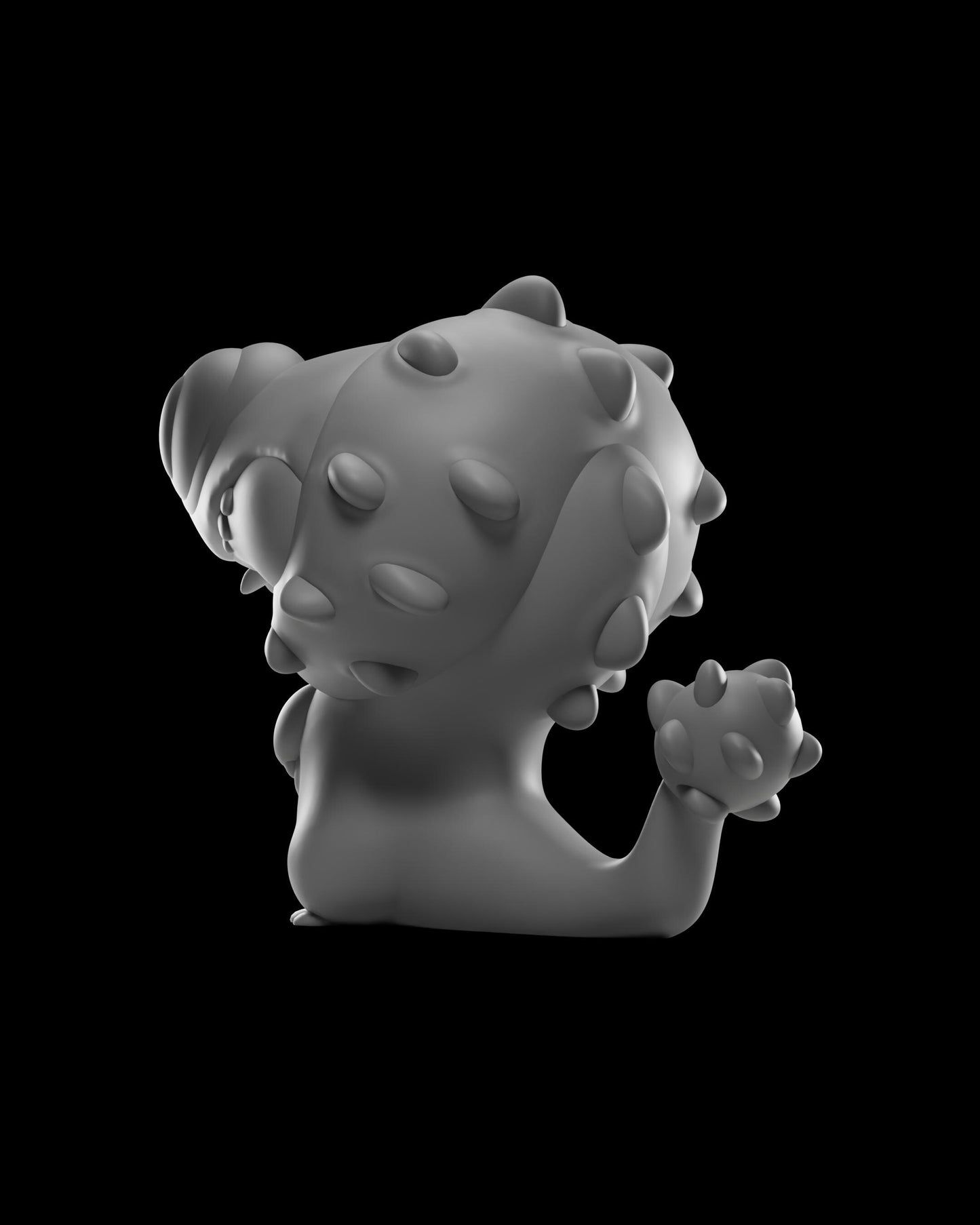 Puffii - UNPAINTED - Grumpii Art Toy