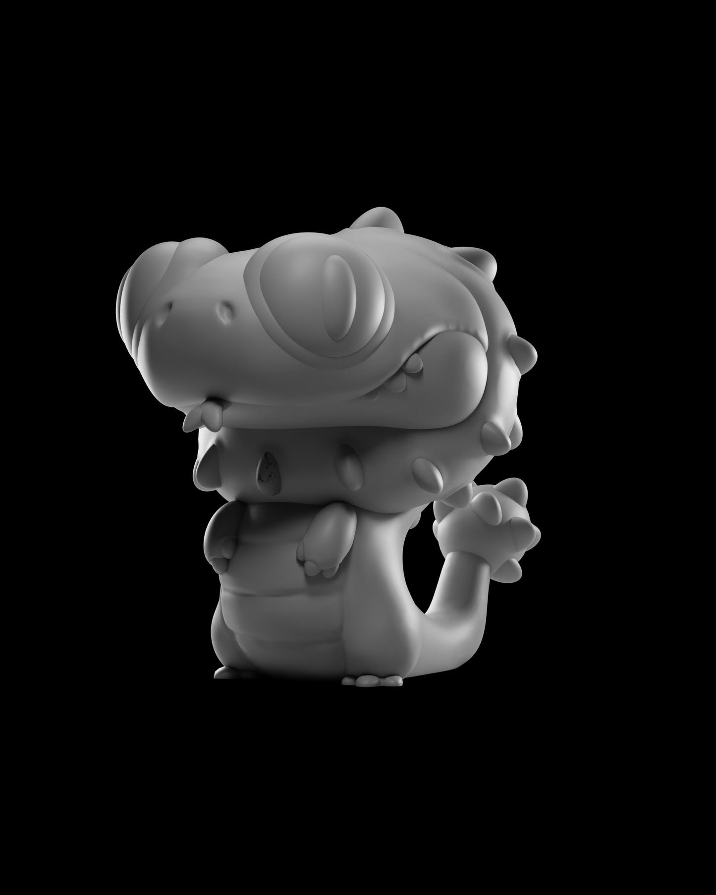 Puffii - UNPAINTED - Grumpii Art Toy