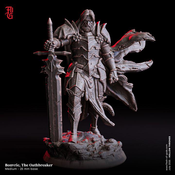 Bonvric, The Oathbreaker - UNPAINTED Figure - Flesh of Gods