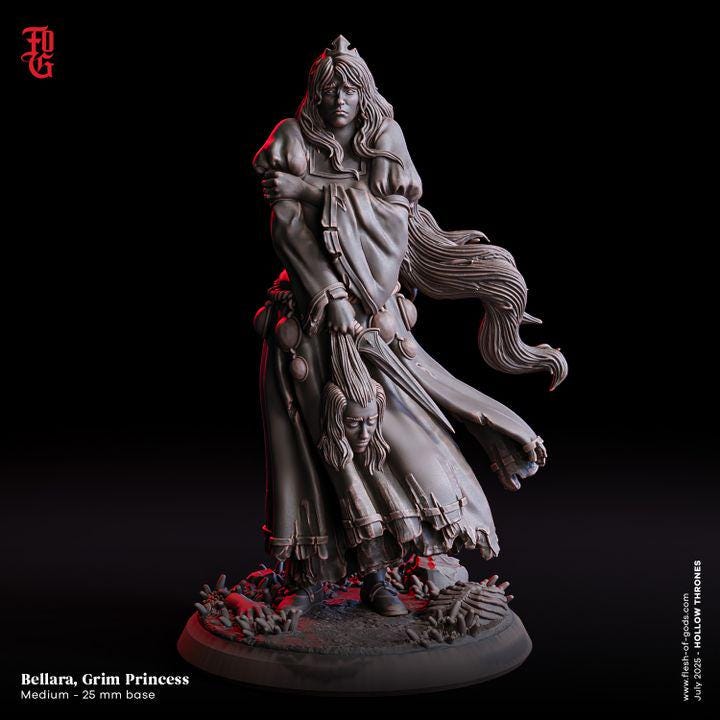 Bellara, Grim Princess - UNPAINTED Figure - Flesh of Gods