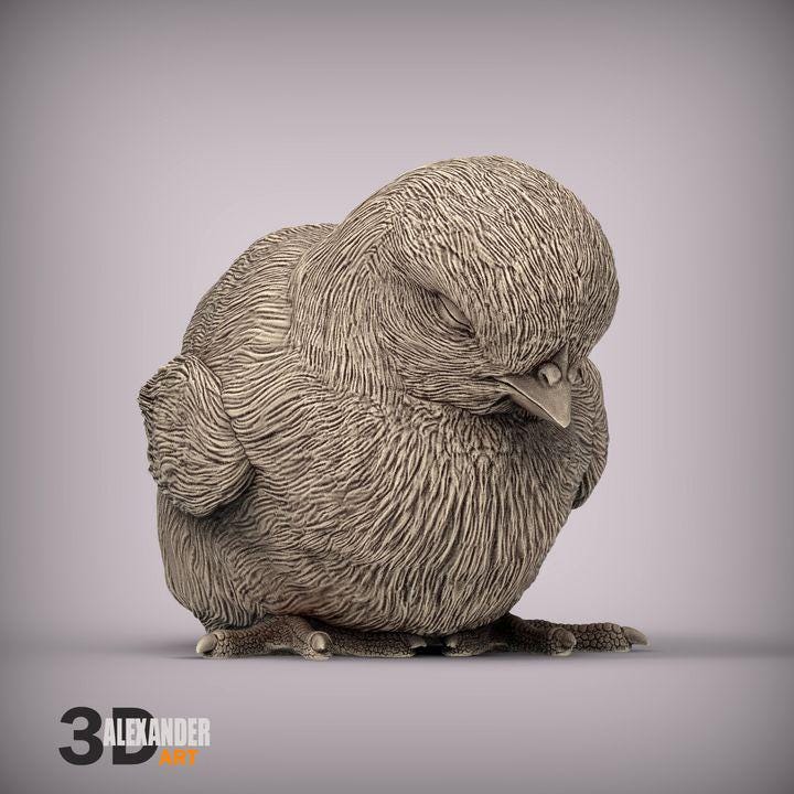 Sleeping Chick - UNPAINTED 3D Figure - Alexander3dart