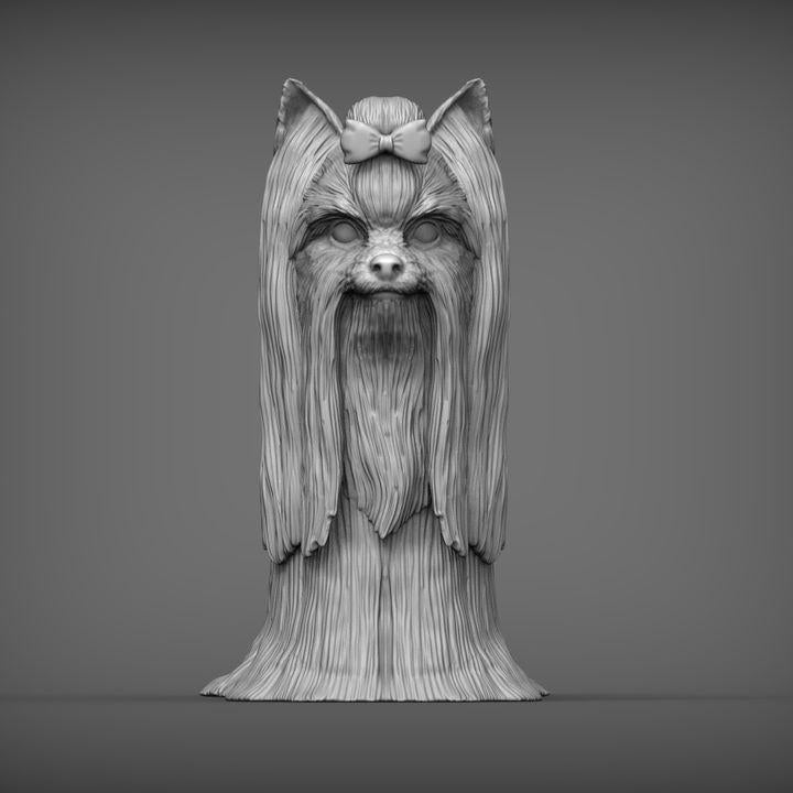 Long-haired Yorkshire Terrier - UNPAINTED 3D Figure - Alexander3dart