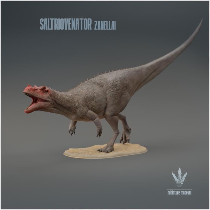 Saltriovenator zanellai : Roar - UNPAINTED 3D Resin Figure - Miniature Museum