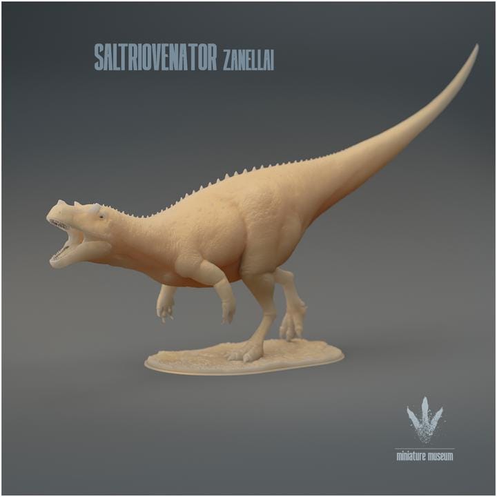 Saltriovenator zanellai : Roar - UNPAINTED 3D Resin Figure - Miniature Museum