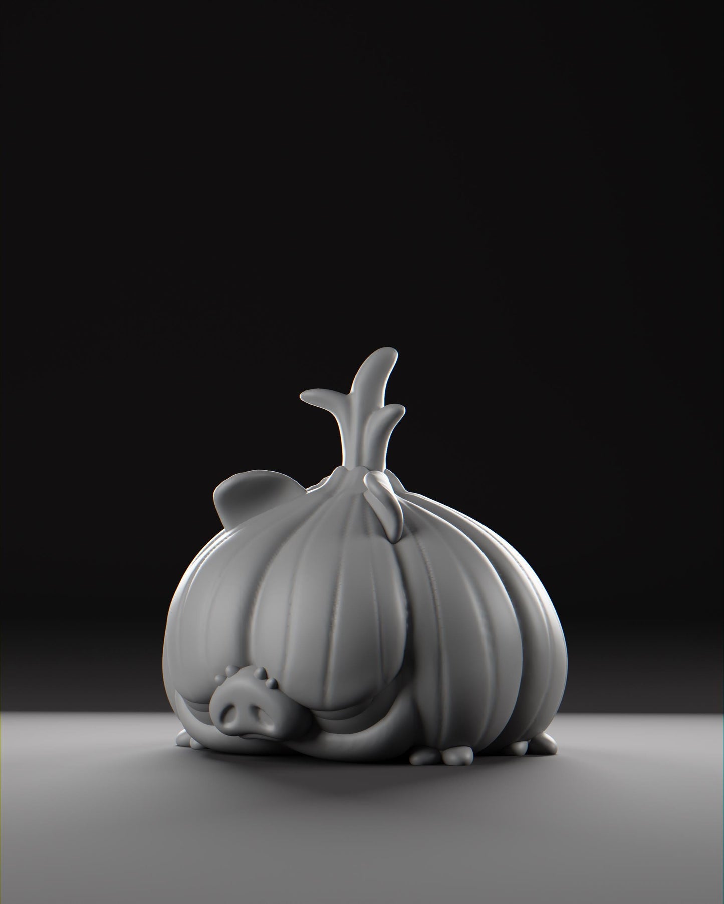 Garpig - UNPAINTED - Grumpii Art Toy