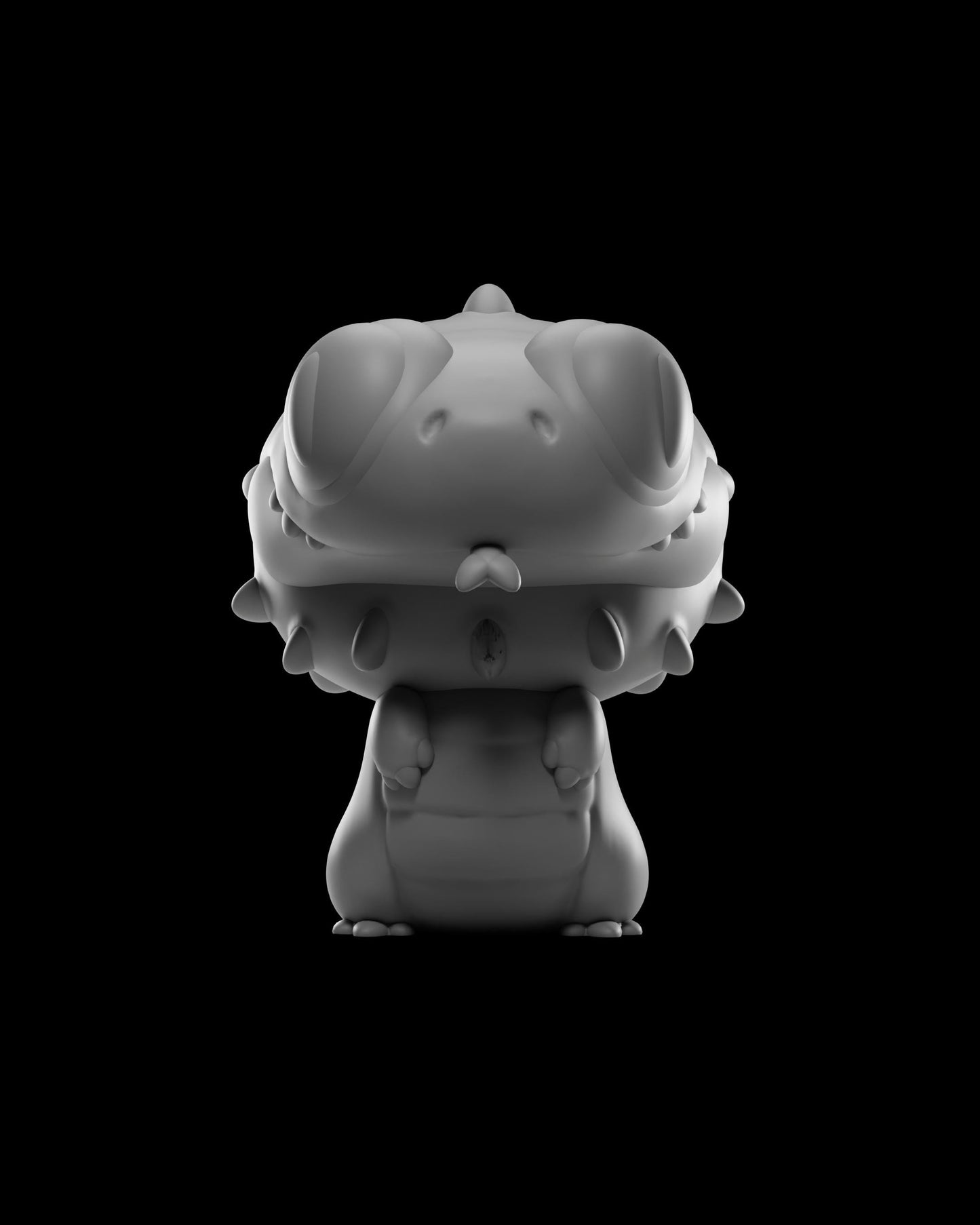 Puffii - UNPAINTED - Grumpii Art Toy