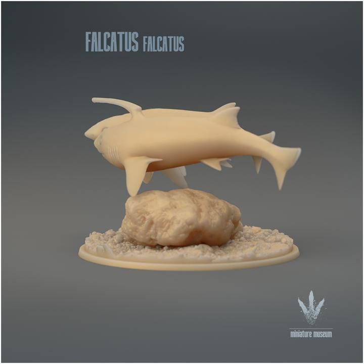 Falcatus falcatus : Couple - UNPAINTED 3D Resin Figure - Miniature Museum