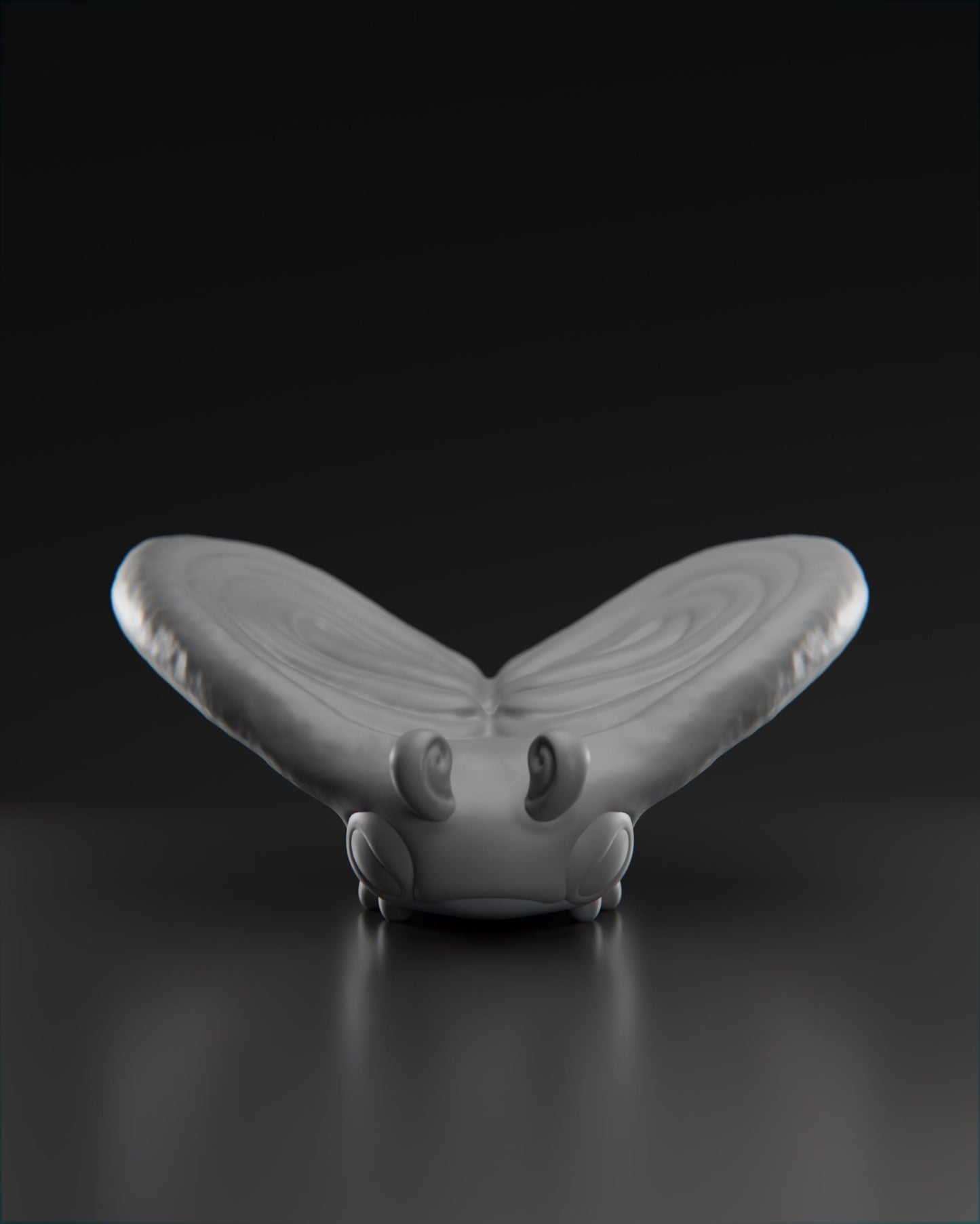 Butterfly Cookii - UNPAINTED 3D Resin Figure - Grumpii Art Toy