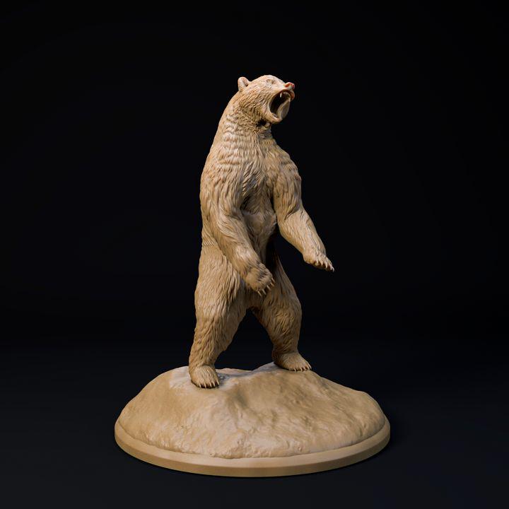 Arctodus Simus - UNPAINTED 3D Resin Figure - Dino and Dog Miniatures