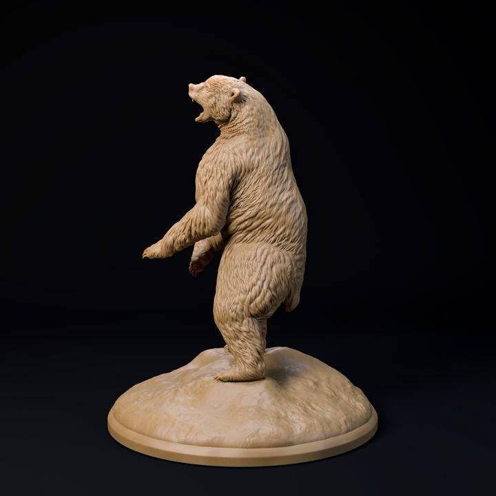 Arctodus Simus - UNPAINTED 3D Resin Figure - Dino and Dog Miniatures