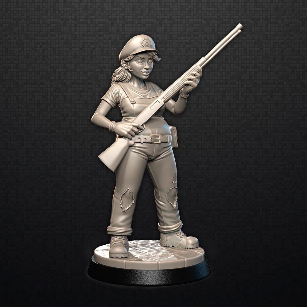 The Pipeslayer - Zombie - UNPAINTED 3D FAN ART Figure - Falcata 3d