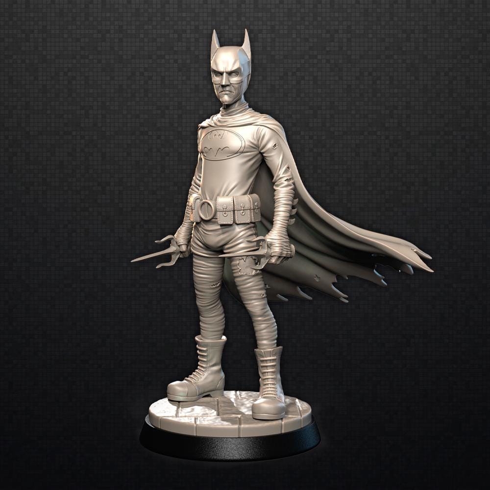 Necrobat - Zombie - UNPAINTED 3D FAN ART Figure - Falcata 3d