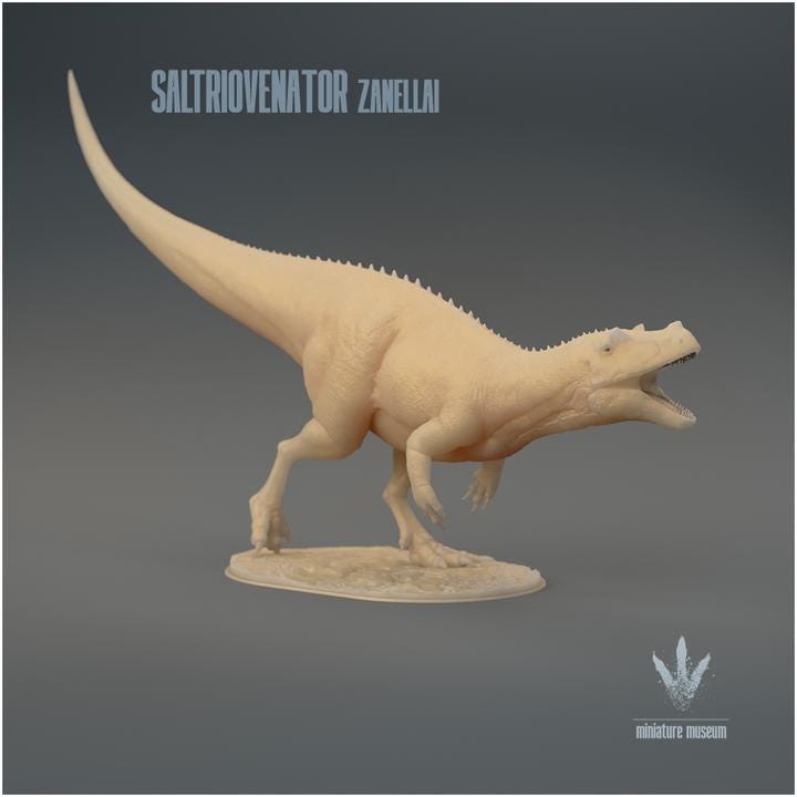 Saltriovenator zanellai : Roar - UNPAINTED 3D Resin Figure - Miniature Museum