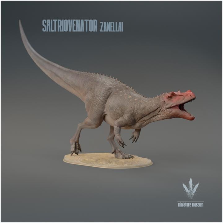 Saltriovenator zanellai : Roar - UNPAINTED 3D Resin Figure - Miniature Museum