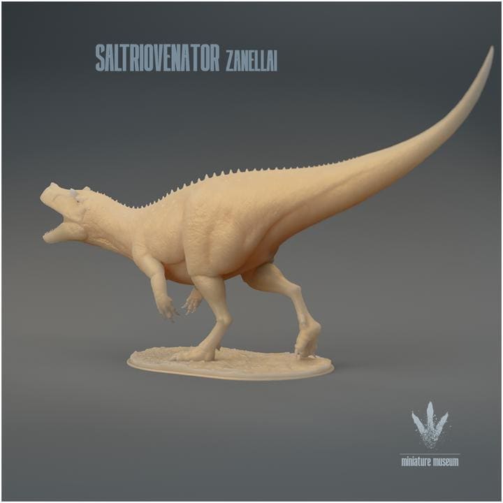 Saltriovenator zanellai : Roar - UNPAINTED 3D Resin Figure - Miniature Museum