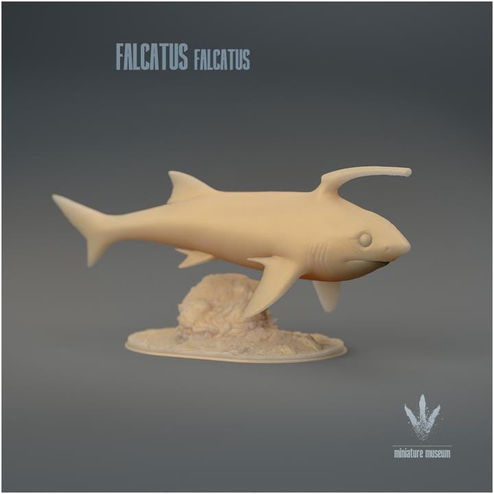 Falcatus falcatus : The Prehistoric Chimaera - UNPAINTED 3D Resin Figure - Miniature Museum