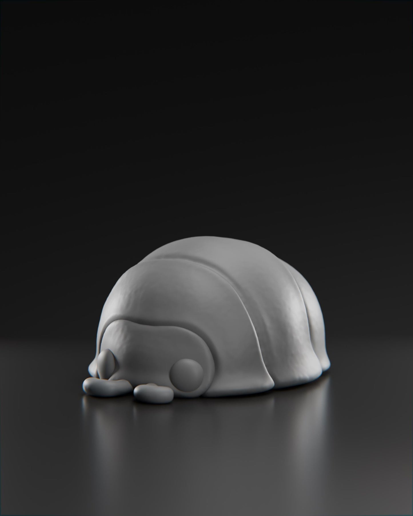 Isobread - UNPAINTED 3D Resin Figure - Grumpii Art Toy