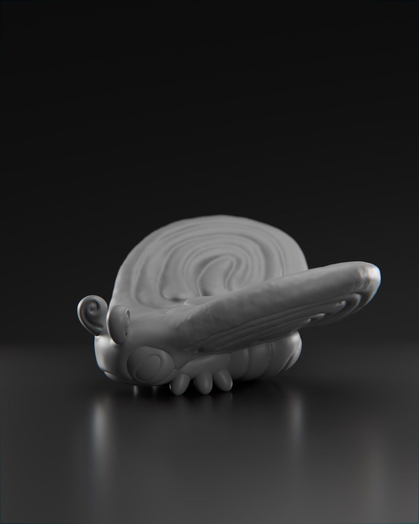 Butterfly Cookii - UNPAINTED 3D Resin Figure - Grumpii Art Toy