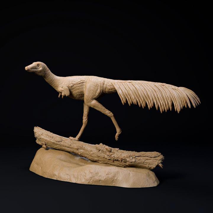 Mononykus - UNPAINTED 3D Resin Figure - Dino and Dog Miniatures
