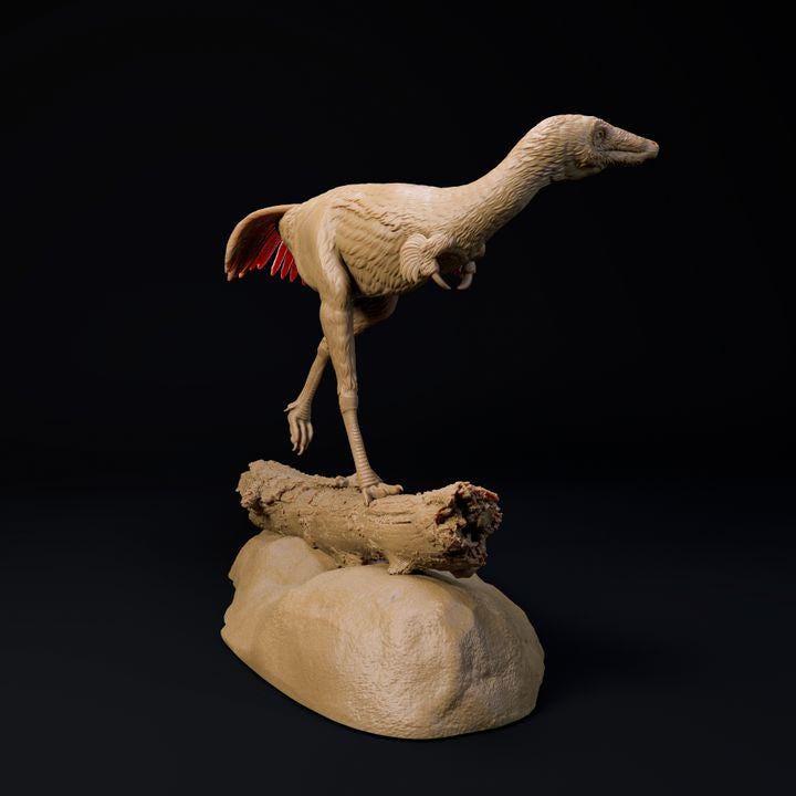 Mononykus - UNPAINTED 3D Resin Figure - Dino and Dog Miniatures