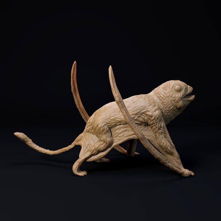 Sinomacrops bondei - UNPAINTED 3D Resin Figure - Dino and Dog Miniatures