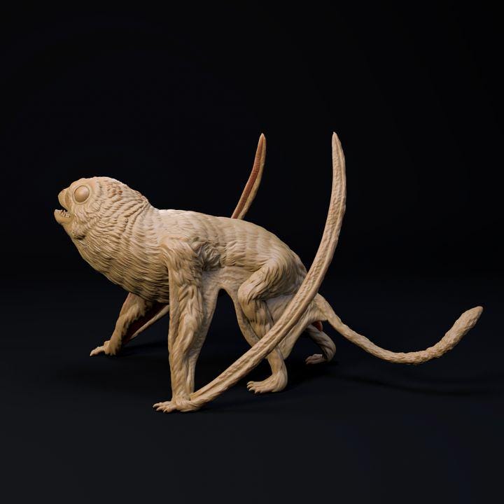 Sinomacrops bondei - UNPAINTED 3D Resin Figure - Dino and Dog Miniatures