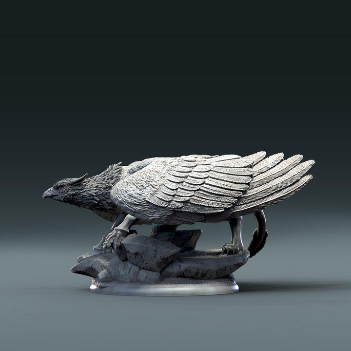 Griffin Taking Off - UNPAINTED - Clynche Art