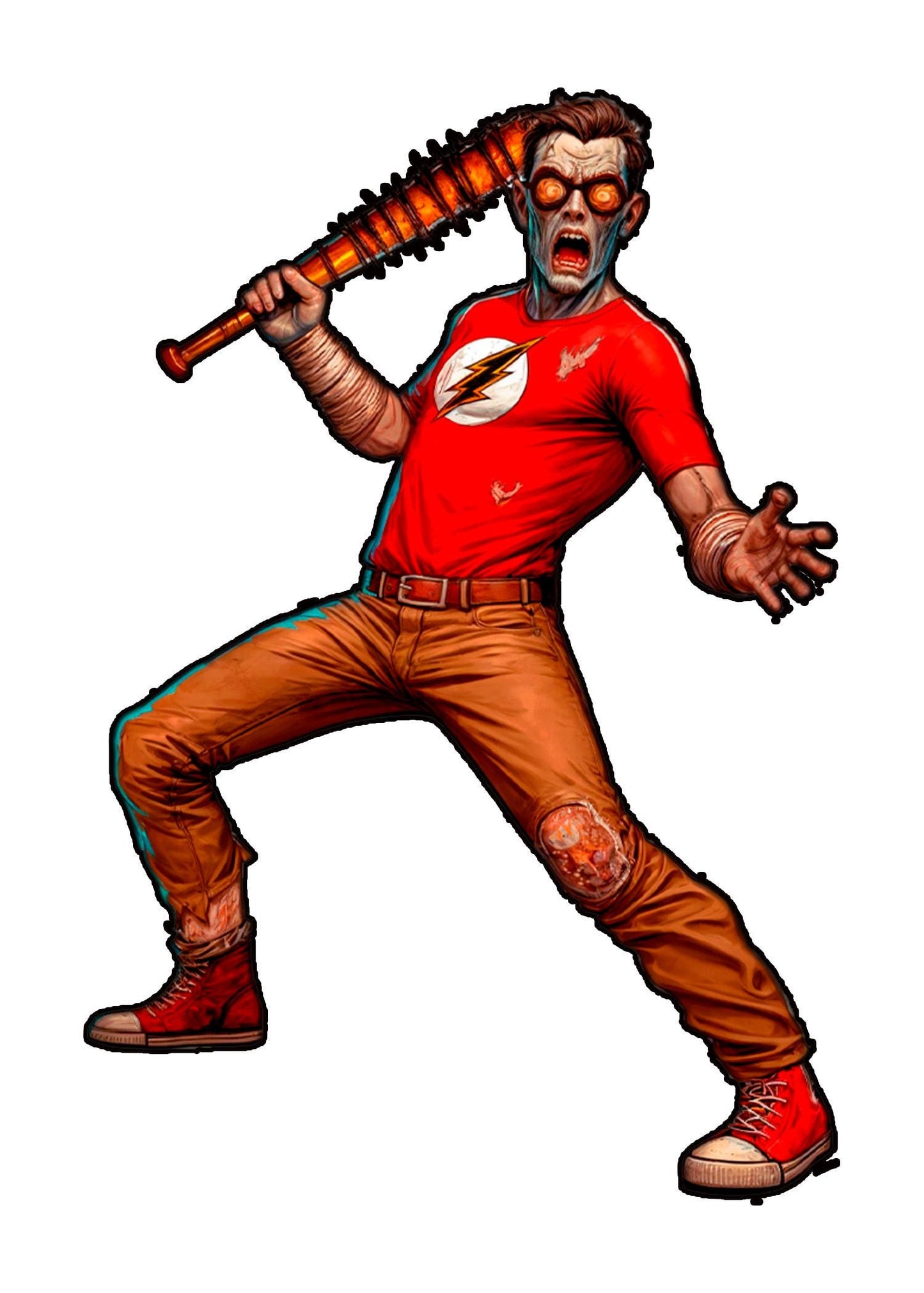 Speed Geekster - Zombie - UNPAINTED 3D FAN ART Figure - Falcata 3d