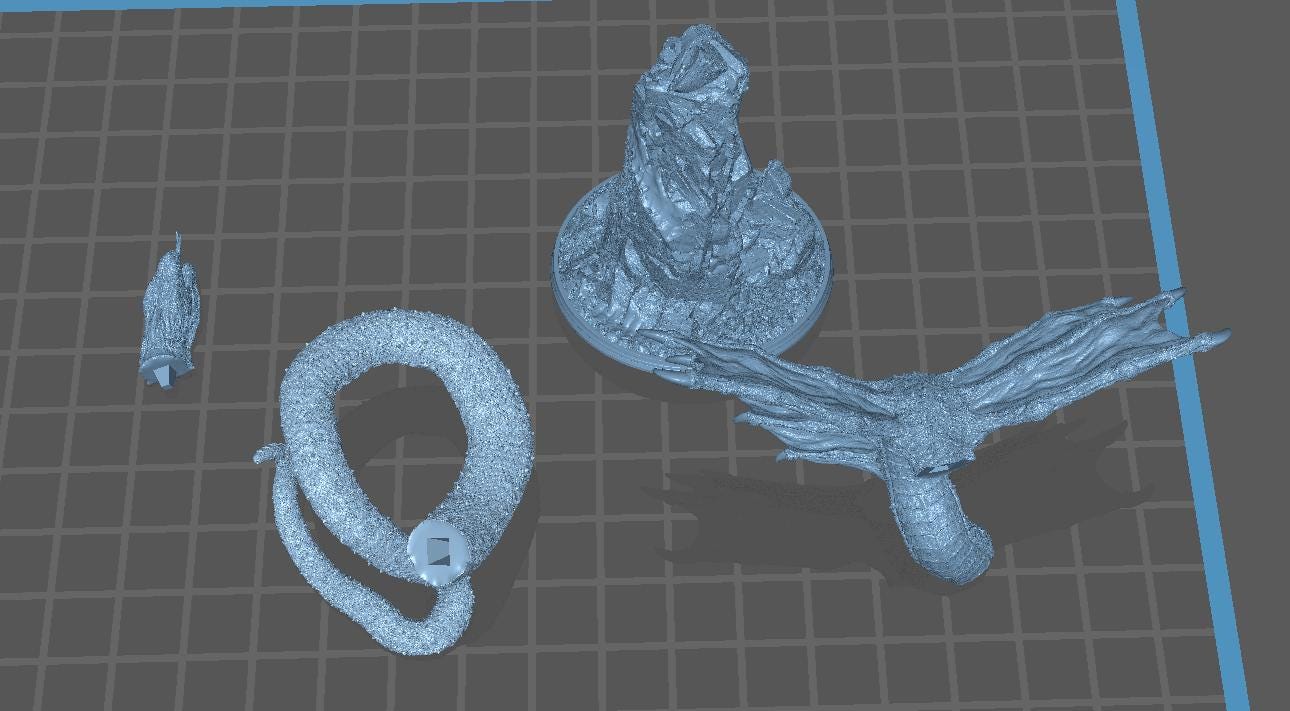 Iskarth, the Hooded Doom - UNPAINTED 3D Resin Figure - Evox Arts