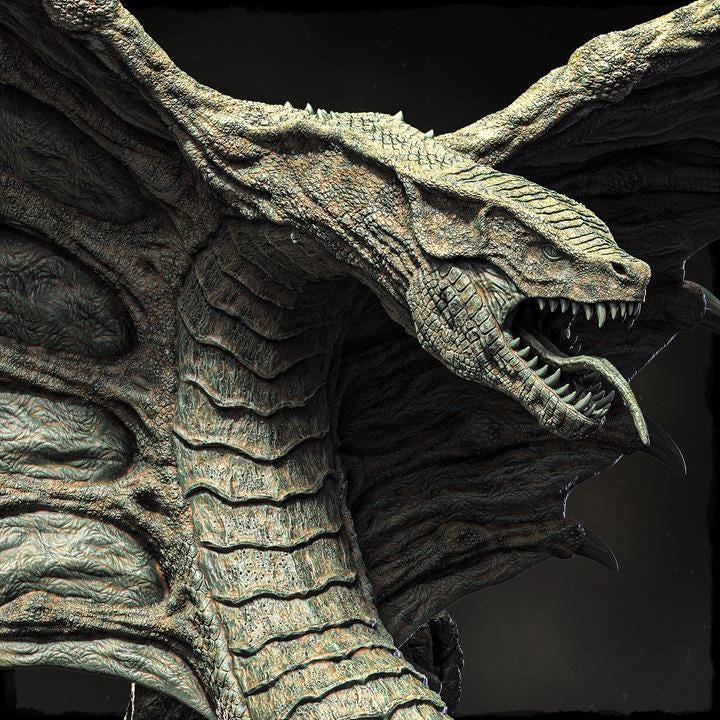 Iskarth, the Hooded Doom - UNPAINTED 3D Resin Figure - Evox Arts
