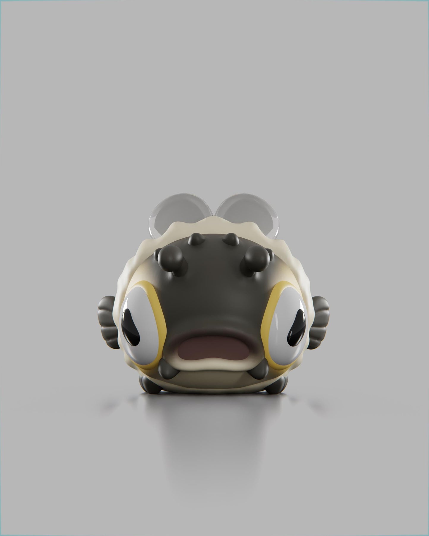 Puffeebee - UNPAINTED 3D Resin Figure - Grumpii Art Toy