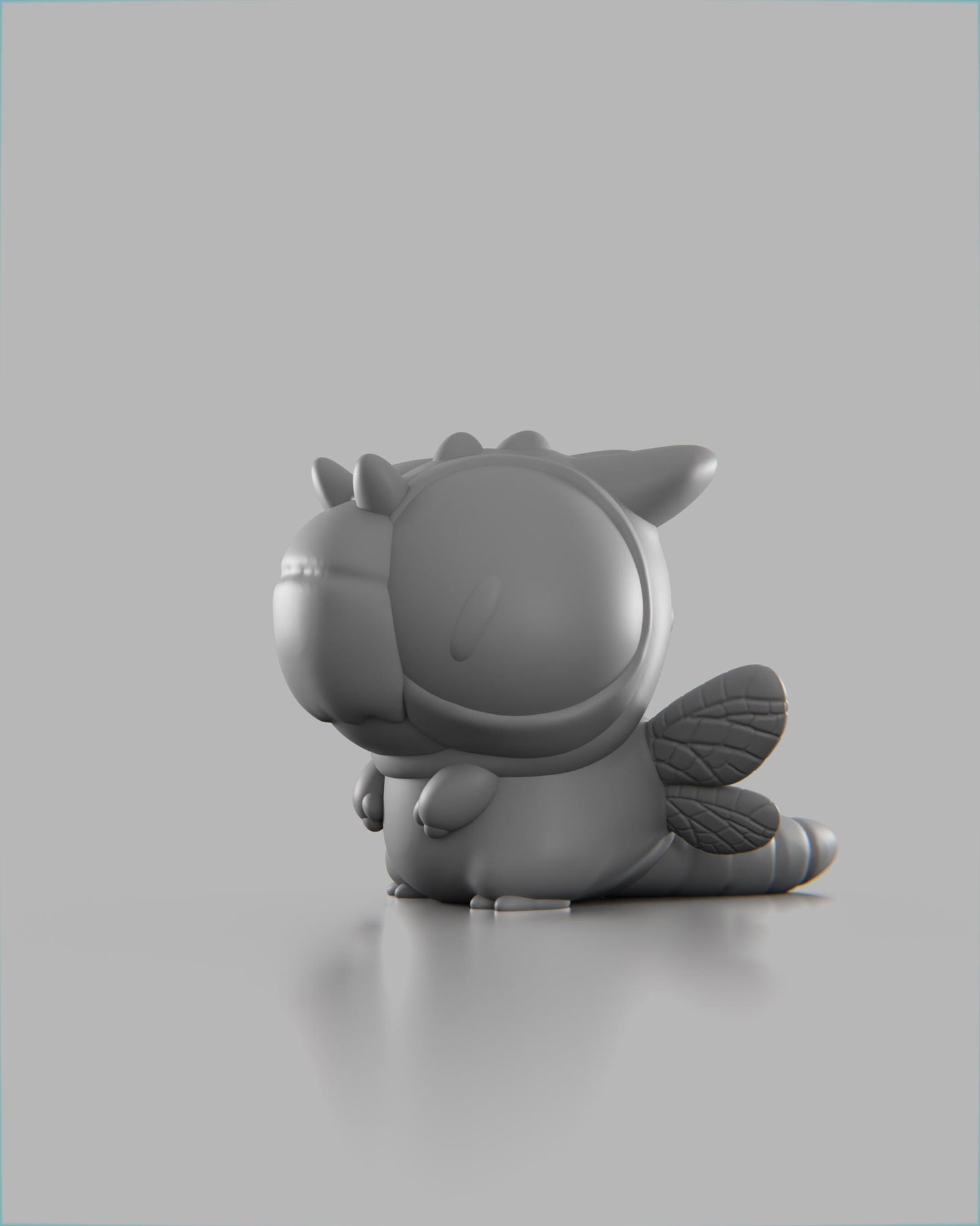 Dragonfly - UNPAINTED 3D Resin Figure - Grumpii Art Toy