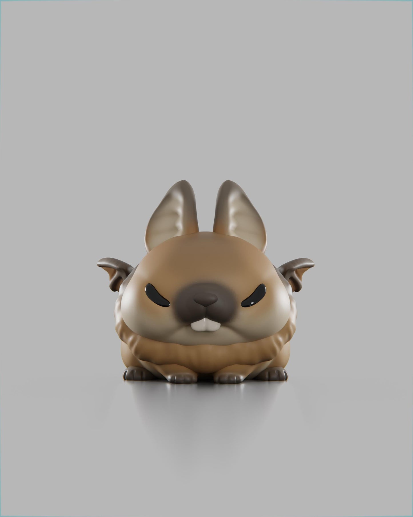 Batbunny - UNPAINTED 3D Resin Figure - Grumpii Art Toy