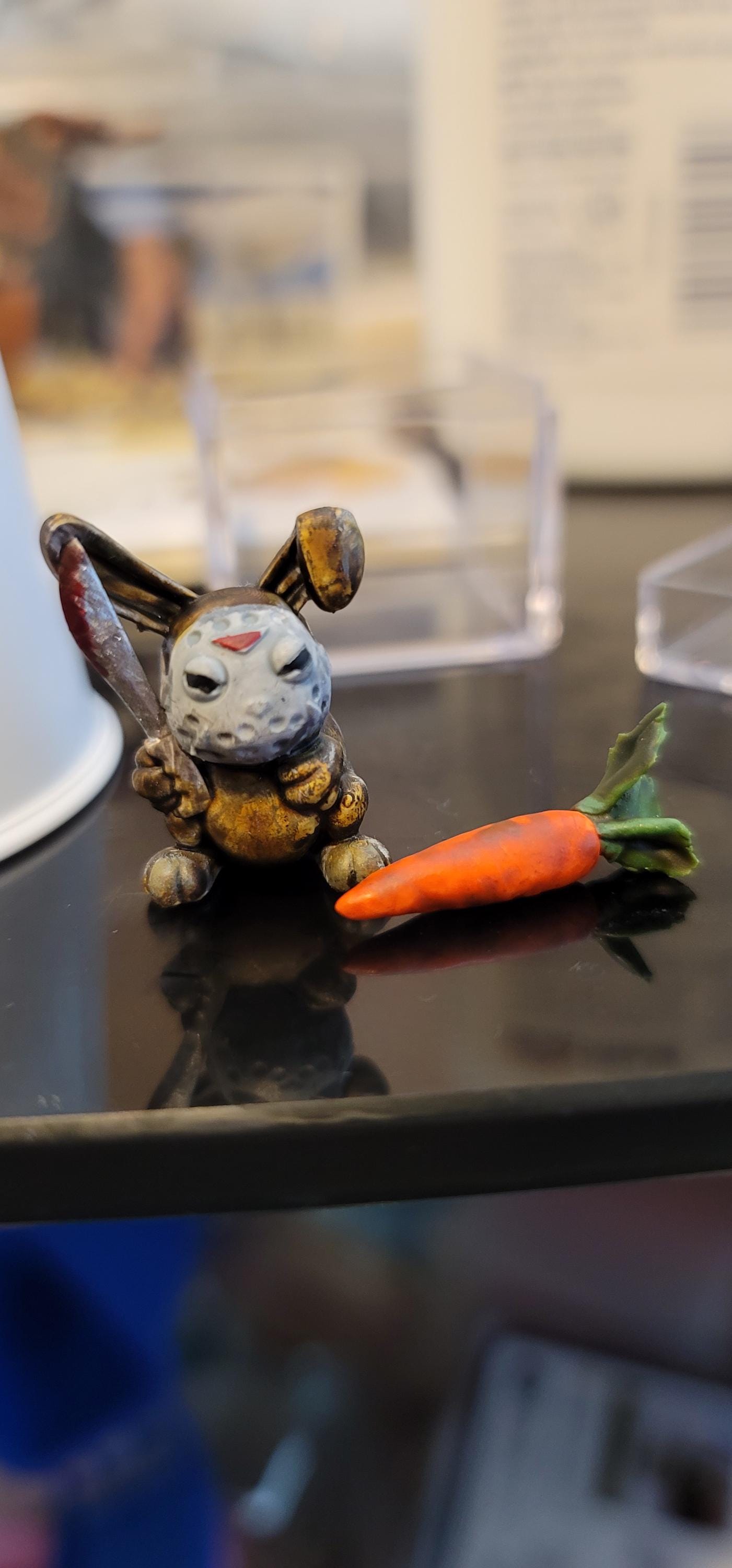Horror Bunnies - UNPAINTED 3D Resin Figure - Crosslances