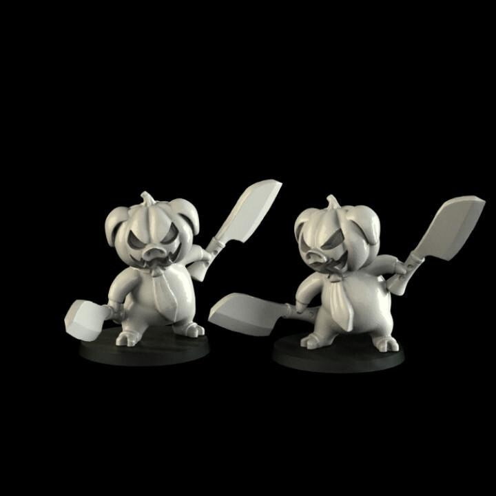 Halloween Critters - UNPAINTED 3D Resin Figure - Crosslances