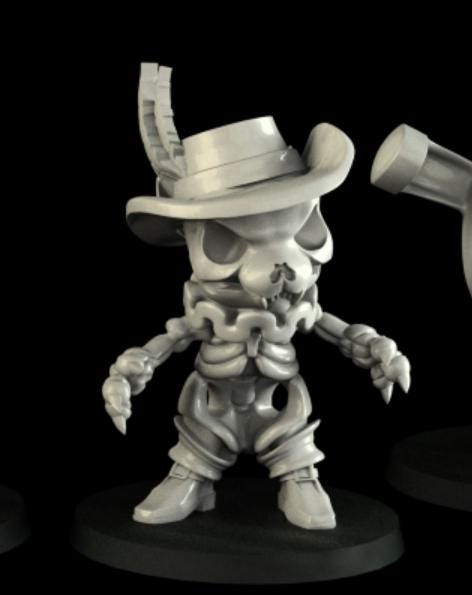 Halloween Critters - UNPAINTED 3D Resin Figure - Crosslances