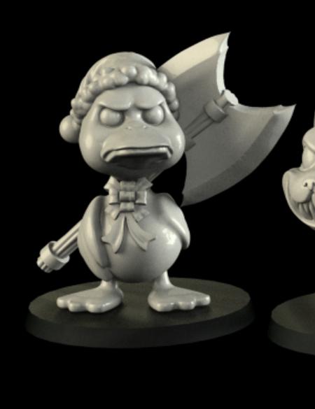 Holiday Critters - UNPAINTED 3D Resin Figure - Crosslances