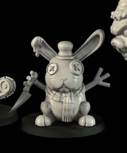 Holiday Critters - UNPAINTED 3D Resin Figure - Crosslances