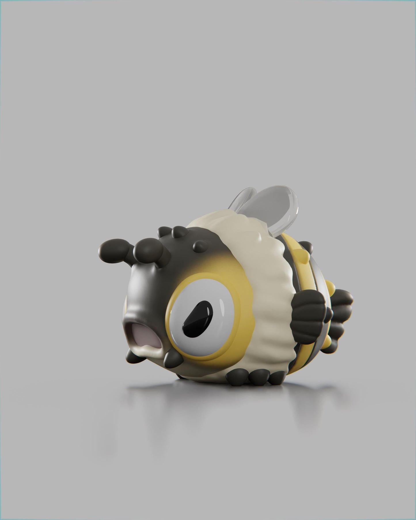 Puffeebee - UNPAINTED 3D Resin Figure - Grumpii Art Toy