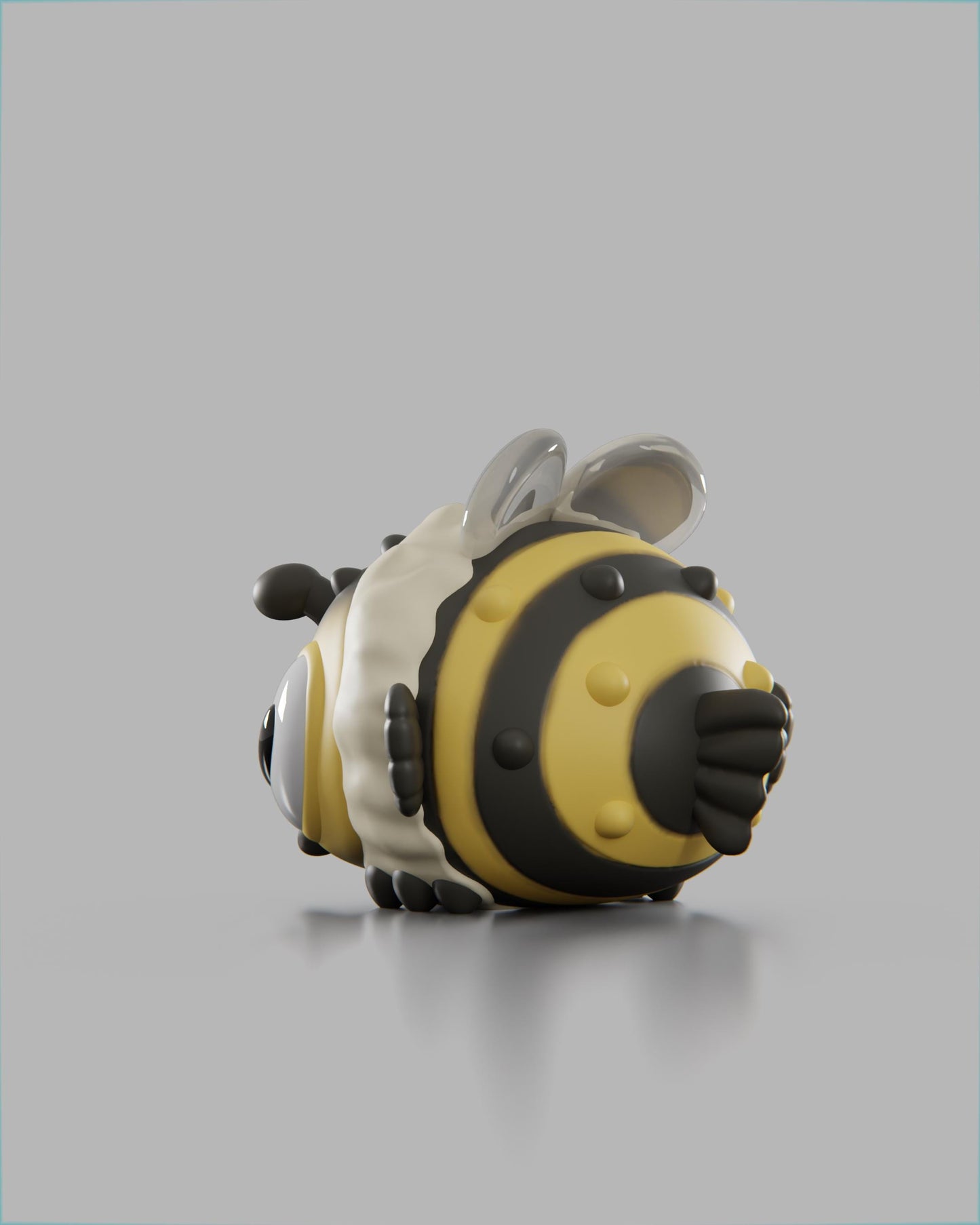Puffeebee - UNPAINTED 3D Resin Figure - Grumpii Art Toy