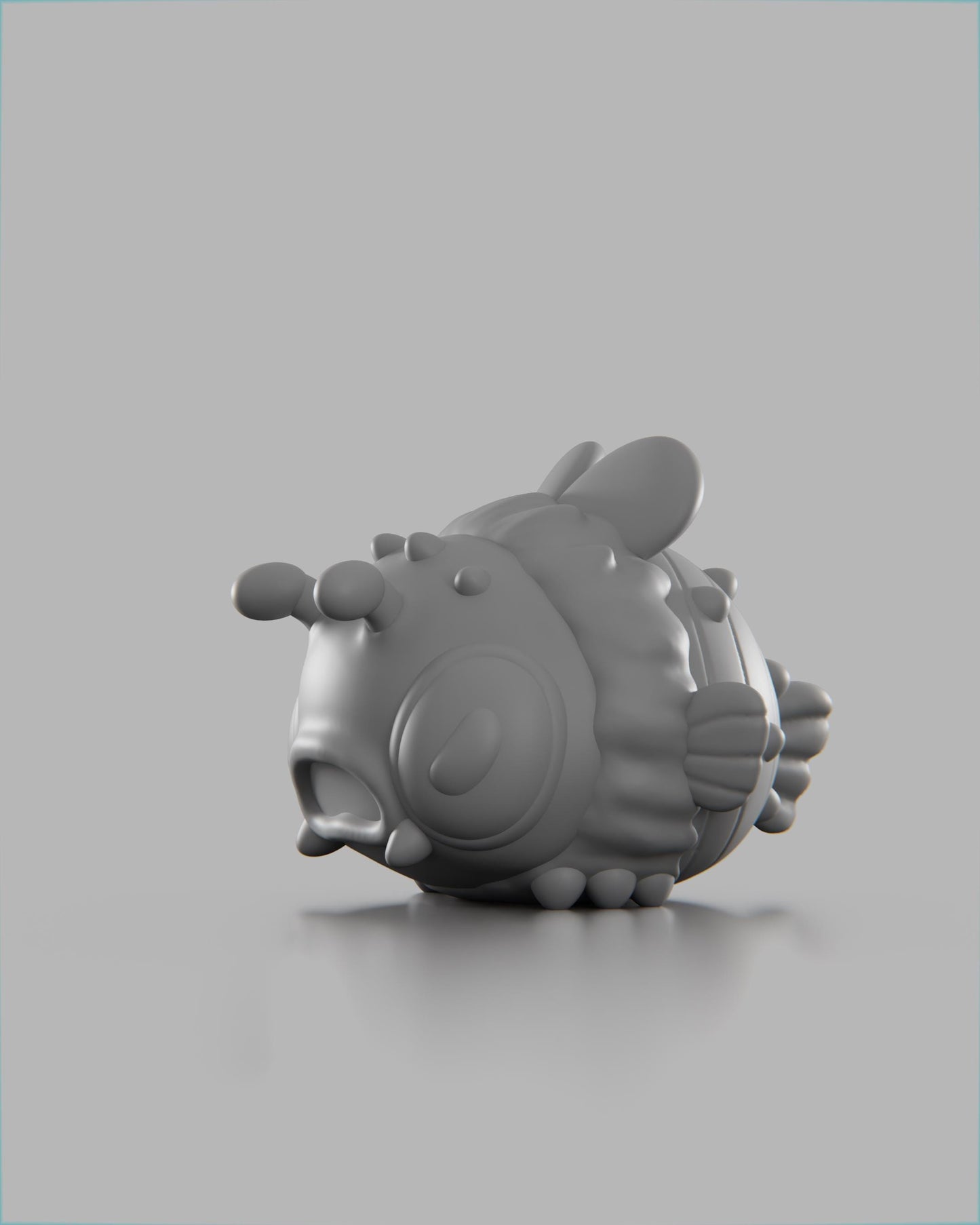 Puffeebee - UNPAINTED 3D Resin Figure - Grumpii Art Toy