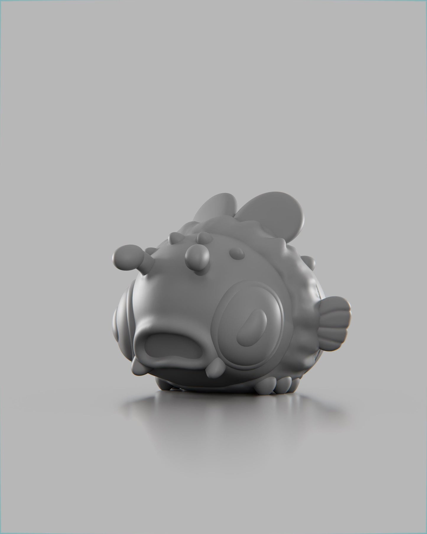 Puffeebee - UNPAINTED 3D Resin Figure - Grumpii Art Toy